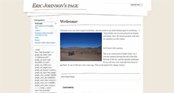 Desktop Screenshot of erictjohnson.com