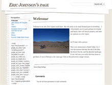 Tablet Screenshot of erictjohnson.com